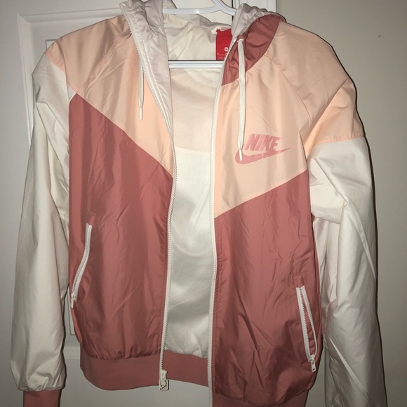 peach nike windbreaker